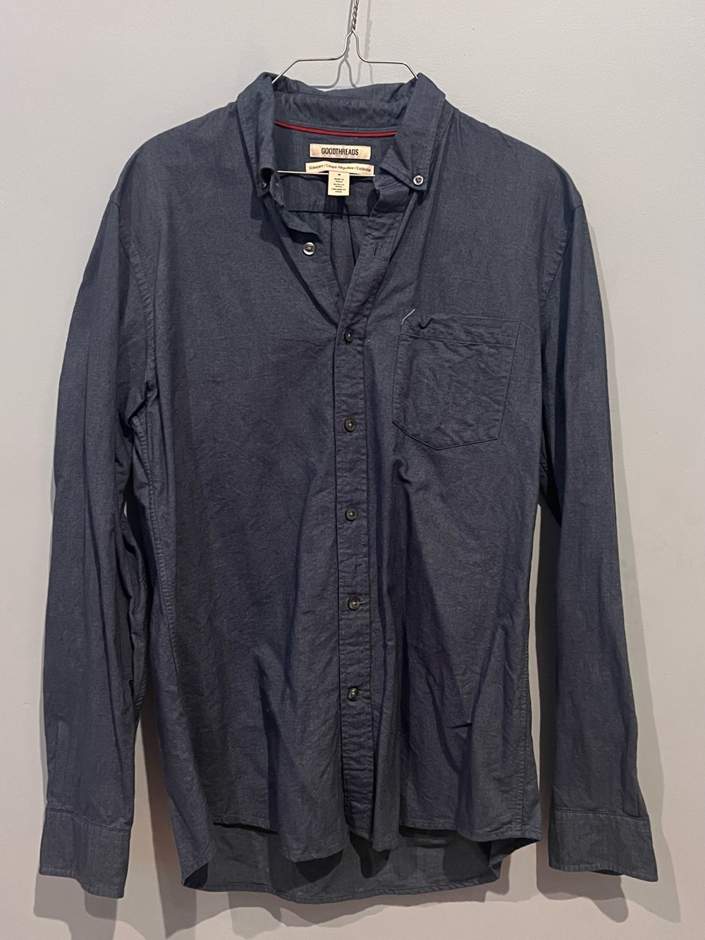 Goodthreads Dark Navy Button-Down Pocket Shirt